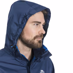 Trespass Mens Fraser II Waterproof Jacket - L, Navy Tone