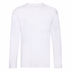 Fruit Of The Loom Mens Original Long Sleeve T-Shirt - S, White
