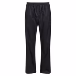 Regatta Pro Mens Packaway Waterproof Breathable Overtrousers - XS, Black