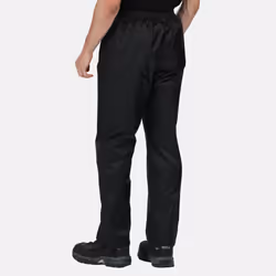 Regatta Pro Mens Packaway Waterproof Breathable Overtrousers - XS, Black