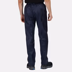 Regatta Pro Mens Packaway Waterproof Breathable Overtrousers - S, Navy