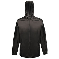 Regatta Pro Mens Packaway Waterproof Breathable Jacket - M, Black