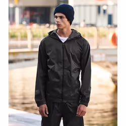 Regatta Pro Mens Packaway Waterproof Breathable Jacket - L, Black