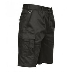 Portwest Mens Combat Shorts - XL, Black
