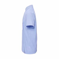 Premier Mens Gingham Short Sleeve Shirt - 3XL, Light Blue/White