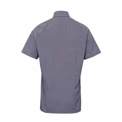 Premier Mens Gingham Short Sleeve Shirt - XS, Black/White