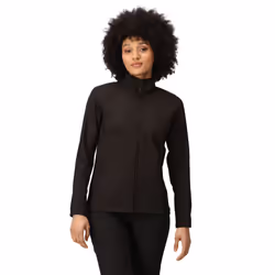 Regatta Ladies Uproar Softshell Wind Resistant Jacket - 22, All Black