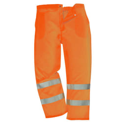 Yoko Unisex Work Hi-Vis Trousers - 38/L UK, Orange
