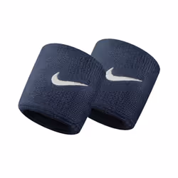Nike Unisex Adults Swoosh Wristband (Set Of 2) - One Size, Navy