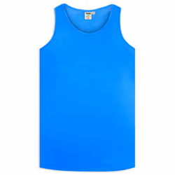 Duke Mens Fabio-2 Kingsize Muscle Vest - 3XL, Blue