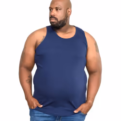 Duke Mens Fabio-1 Kingsize Muscle Vest - 2XL, Navy