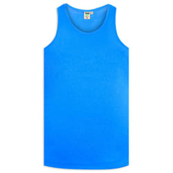 Duke Mens Fabio-2 Muscle Vest - L, Blue
