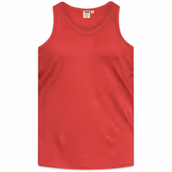 Duke Mens Fabio-2 Kingsize Muscle Vest - 2XL, Red