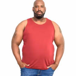 Duke Mens Fabio-2 Kingsize Muscle Vest - 2XL, Red