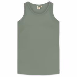 Duke Mens Fabio-2 Kingsize Muscle Vest - 6XL, Khaki