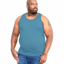 Duke Mens Fabio-2 Kingsize Muscle Vest - 7XL, Teal