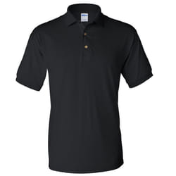 Gildan Adult DryBlend Jersey Short Sleeve Polo Shirt - 3XL, Black