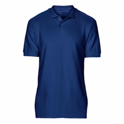 Gildan Softstyle Mens Short Sleeve Double Pique Polo Shirt - 3XL, Navy