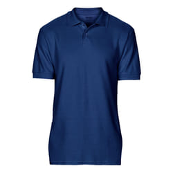 Gildan Softstyle Mens Short Sleeve Double Pique Polo Shirt - 3XL, Navy