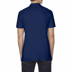 Gildan Softstyle Mens Short Sleeve Double Pique Polo Shirt - 3XL, Navy