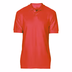 Gildan Softstyle Mens Short Sleeve Double Pique Polo Shirt - 3XL, Red