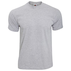 Fruit Of The Loom Mens Original T-Shirt - 4XL, Heather Grey