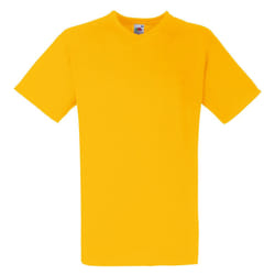 Fruit Of The Loom Mens Valueweight V-Neck, Short Sleeve T-Shirt - 3XL, Sunflower