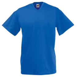 Fruit Of The Loom Mens Valueweight V-Neck, Short Sleeve T-Shirt - 3XL, Royal