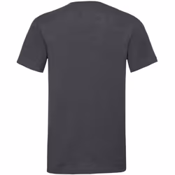 Fruit Of The Loom Mens Valueweight V-Neck, Short Sleeve T-Shirt - L, Dark Heather