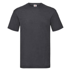 Fruit Of The Loom Mens Valueweight Short Sleeve T-Shirt - L, Dark Heather
