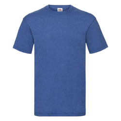 Fruit Of The Loom Mens Valueweight Short Sleeve T-Shirt - 2XL, Retro Heather Royal
