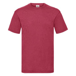 Fruit Of The Loom Mens Valueweight Short Sleeve T-Shirt - L, Vintage Heather Red
