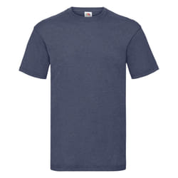 Fruit Of The Loom Mens Valueweight Short Sleeve T-Shirt - 2XL, Vintage Heather Navy