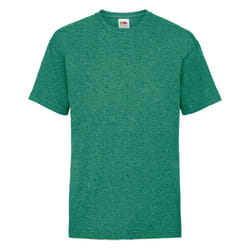 Fruit Of The Loom Childrens/Kids Unisex Valueweight Short Sleeve T-Shirt - 9-11, Retro Heather Green