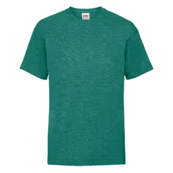 Fruit Of The Loom Childrens/Kids Unisex Valueweight Short Sleeve T-Shirt - 12-13, Retro Heather Green