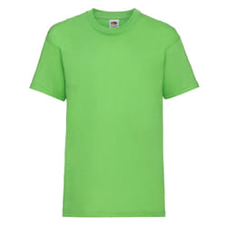 Fruit Of The Loom Childrens/Kids Unisex Valueweight Short Sleeve T-Shirt - 12-13, Lime