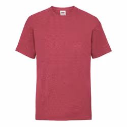 Fruit Of The Loom Childrens/Kids Unisex Valueweight Short Sleeve T-Shirt - 12-13, Vintage Heather Red