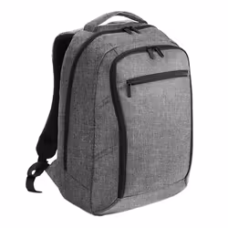 Quadra Executive Digital Backpack / Rucksack - One Size, Grey Marl