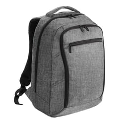 Quadra Executive Digital Backpack / Rucksack - One Size, Grey Marl