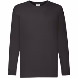 Fruit Of The Loom Childrens/Kids Long Sleeve T-Shirt - 3-4, Dark Heather