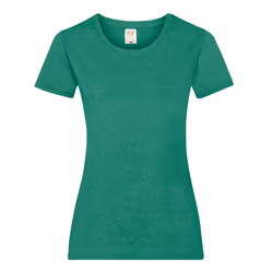 Fruit Of The Loom Ladies/Womens Lady-Fit Valueweight Short Sleeve T-Shirt - XL, Retro Heather Green