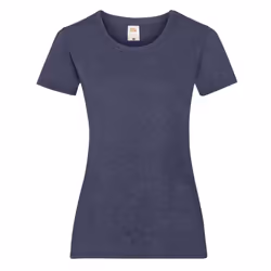 Fruit Of The Loom Ladies/Womens Lady-Fit Valueweight Short Sleeve T-Shirt - M, Vintage Heather Navy