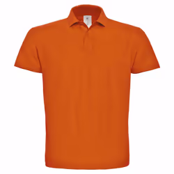 B&C ID.001 Unisex Adults Short Sleeve Polo Shirt - XS, Orange