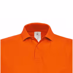 B&C ID.001 Unisex Adults Short Sleeve Polo Shirt - XS, Orange