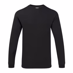Gildan Mens Hammer Heavyweight Long Sleeve T-Shirt - S, Black