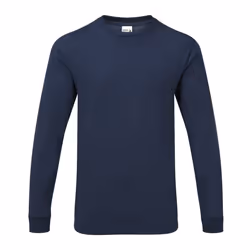 Gildan Mens Hammer Heavyweight Long Sleeve T-Shirt - S, Sport Dark Navy