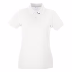 Womens/Ladies Fitted Short Sleeve Casual Polo Shirt - 2XL, Snow