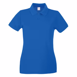 Womens/Ladies Fitted Short Sleeve Casual Polo Shirt - X Small, Cobalt