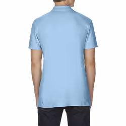 Gildan Softstyle Mens Short Sleeve Double Pique Polo Shirt - 4XL, Light Blue