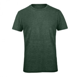 B&C Mens Favourite Short Sleeve Triblend T-Shirt - S, Heather Forest Green